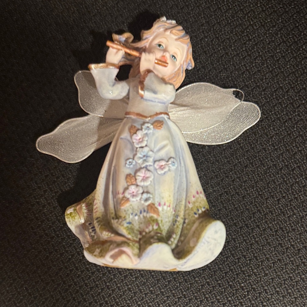 Charming Angel Figurine with Flute